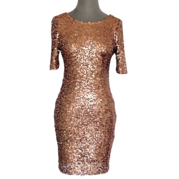 Ark & Co Open Back Sequin Dress - Picture 4 of 8